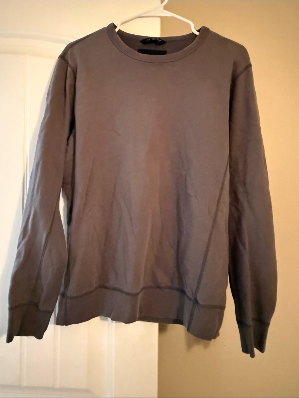 Wings + Horns Men's Crewneck Sweater in Slate Gray